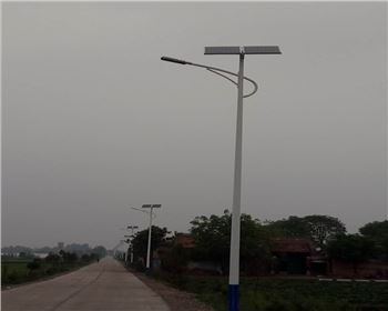 農(nóng)村太陽能路燈-甘肅省慶陽道路照明工程